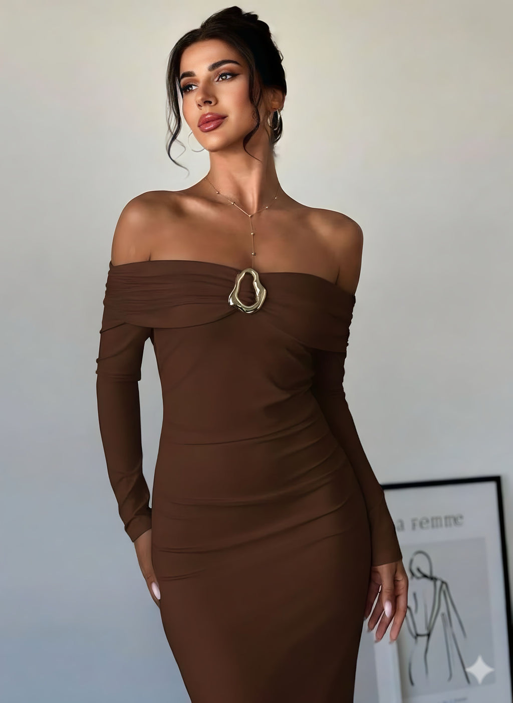 Tam Boy Madonna Yaka Elbise